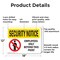 Signmission Employees Only Beyond This Point OSHA Security Notice Sign, Aluminum, 18in W x 12in L, 2PK OS-2PACK-SN-A-1218-L-11534 - alternate 4